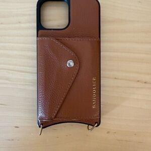 Bandolier Tan Leather Phone Case